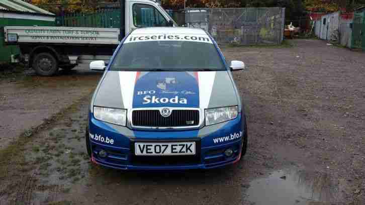 Skoda STUNNING RALLY. Skoda car from United Kingdom