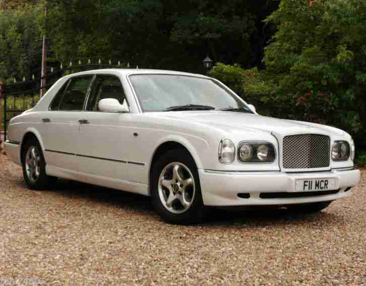 STUNNING WHITE BENTLEY ARNAGE 63000MLS FSH