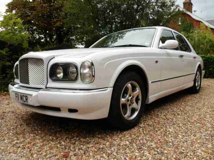 * STUNNING WHITE BENTLEY ARNAGE * 63000MLS FSH *