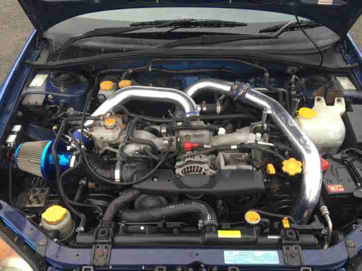 SUBARU IMPREZA 2.0 TURBO, TURBO BACK EXHAUST, FRONT MOUNT INTERCOOLER, 300BHP