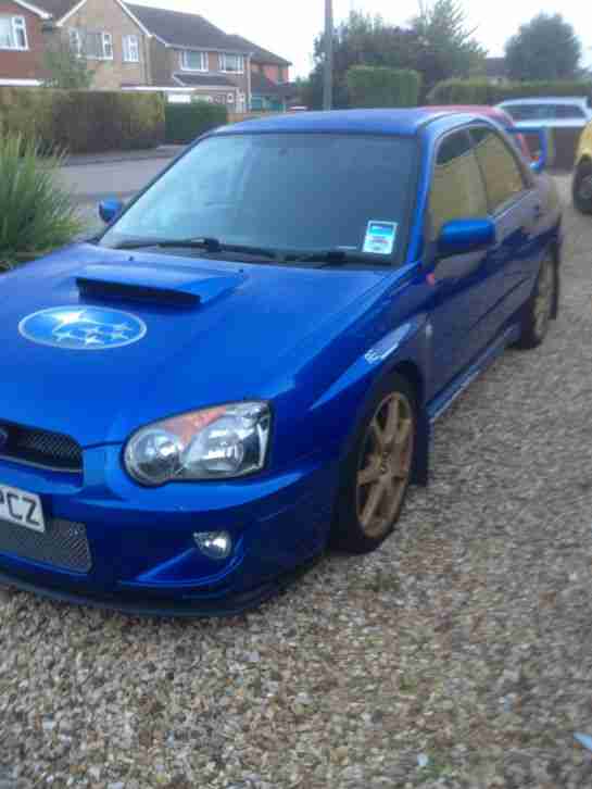 SUBARU IMPREZA WRX BLUE - UPGRADES