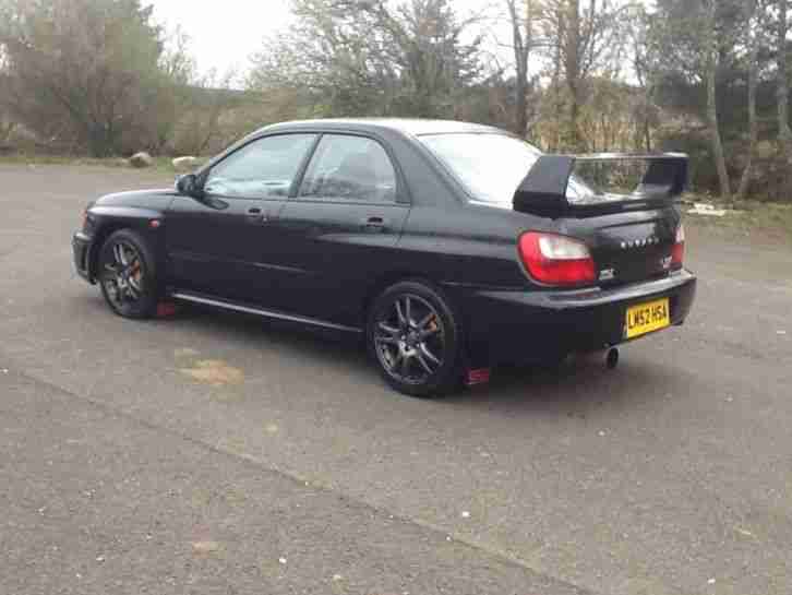 SUBARU IMPREZA WRX STI PRODRIVE TYPE UK MY02 RARE BLUE BLACK MICA