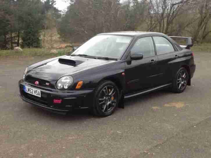 SUBARU IMPREZA WRX STI PRODRIVE TYPE UK MY02 RARE BLUE/BLACK MICA