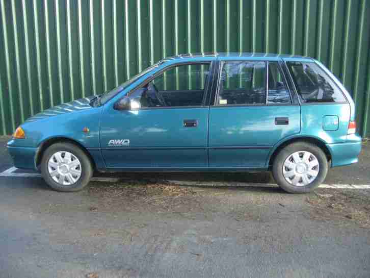 SUBARU JUSTY 4x4 four wheel drive 1996/P full service history.