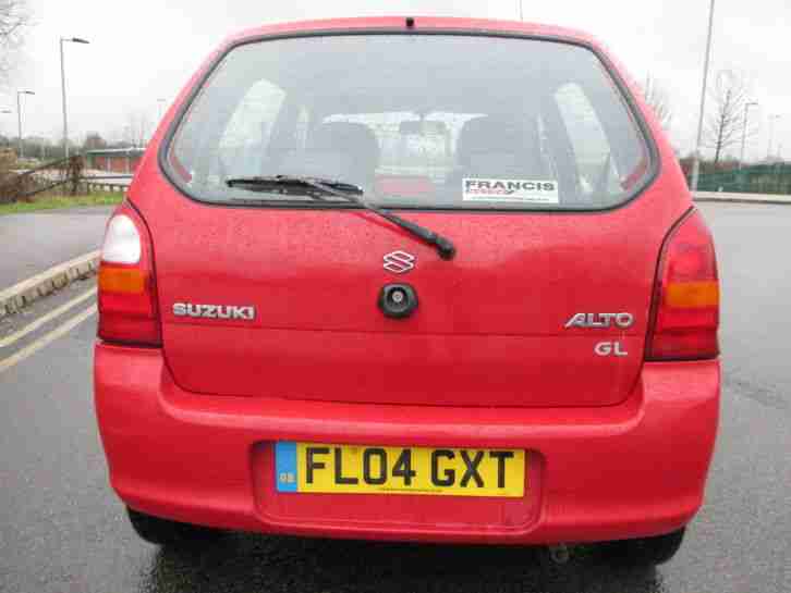 SUZUKI ALTO 1.1 GL 2004 REG Genuine 15,000 miles only Full Service History Red