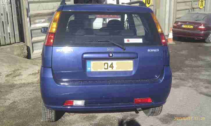 SUZUKI IGNIS GL 2004 NEW MOT LOW MILES