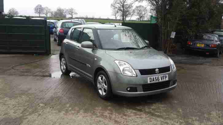 SUZUKI SWIFT VVTS GLX 1.5 PETROL 56 REG GREY 5 DOOR 5 SPEED 46K CHEAP CAR