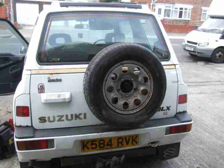 SUZUKI VITARA JLX SE WHITE 4x4 off road project or spares