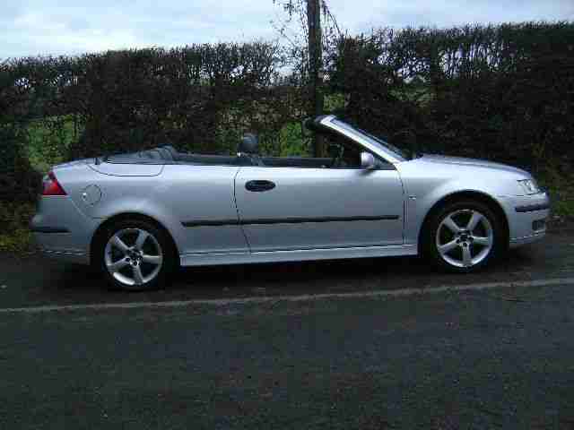Saab 9-3 1.8t Vector Convertible 2004 54 Low Mileage Preston