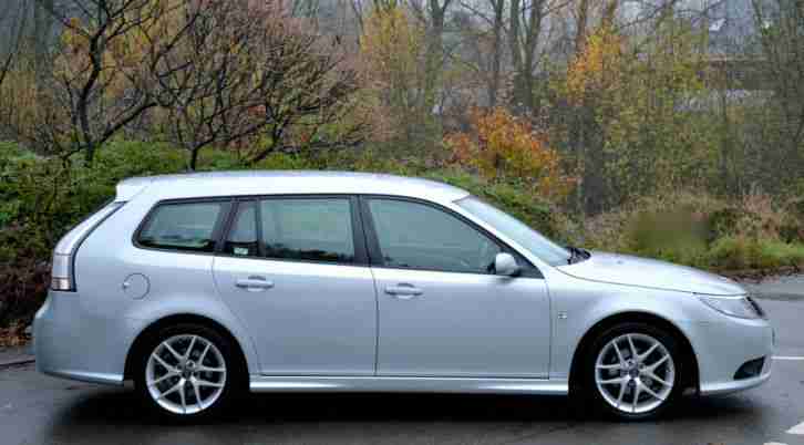 Saab 9-3 1.9TTiD ( 180ps ) SportWagon 2009MY Vector Sport Silver