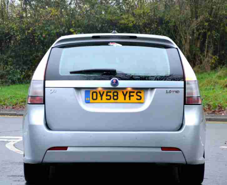 Saab 9-3 1.9TTiD ( 180ps ) SportWagon 2009MY Vector Sport Silver