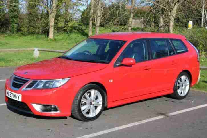 Saab 9-3 2.8 V6 AERO SPORTWAGON SAT NAV + FULL LEATHER PETROL AUTOMATIC 2007