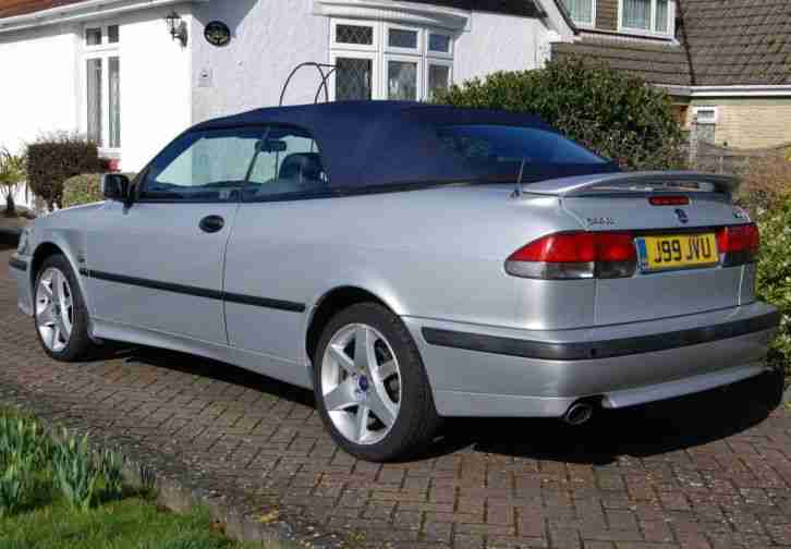 Saab 9-3 SE Turbo Auto Convertible 2001, 2 Ltr, Rear Sensors, Good Condition