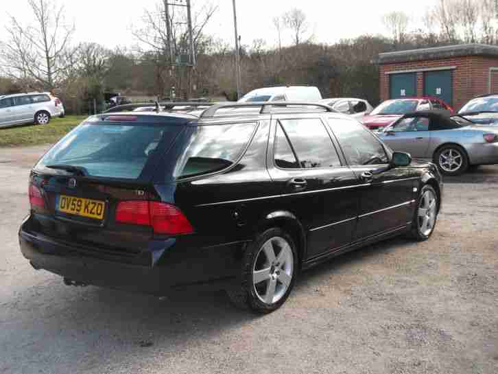 Saab 9-5 Edition 2010/59 Black - Black leather Sports Seats £4795