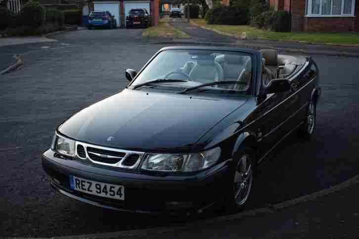 Saab 93 2.0 SE Turbo Automatic (2002) Black (Private Plate Included) Low Miles