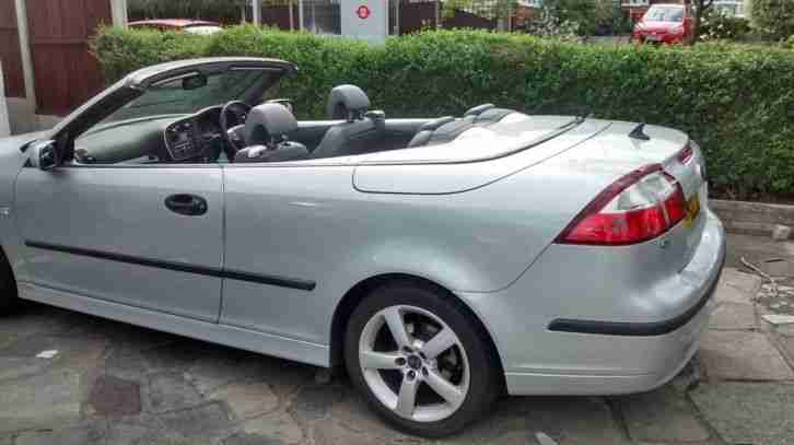 Saab Vector Convertible. 2007 Silver with Grey leather seats1.8cc turbo. superb
