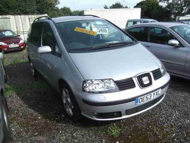 Alhambra 1.9TDi SE, Top Of Range MPV,