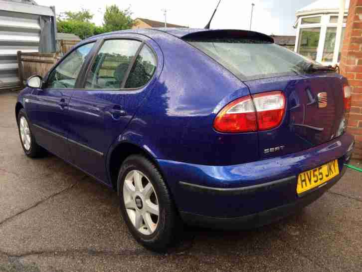 Seat Leon 1.6 s 2005 55 reg Petrol manual 1 LADY OWNER FULL HISTORY