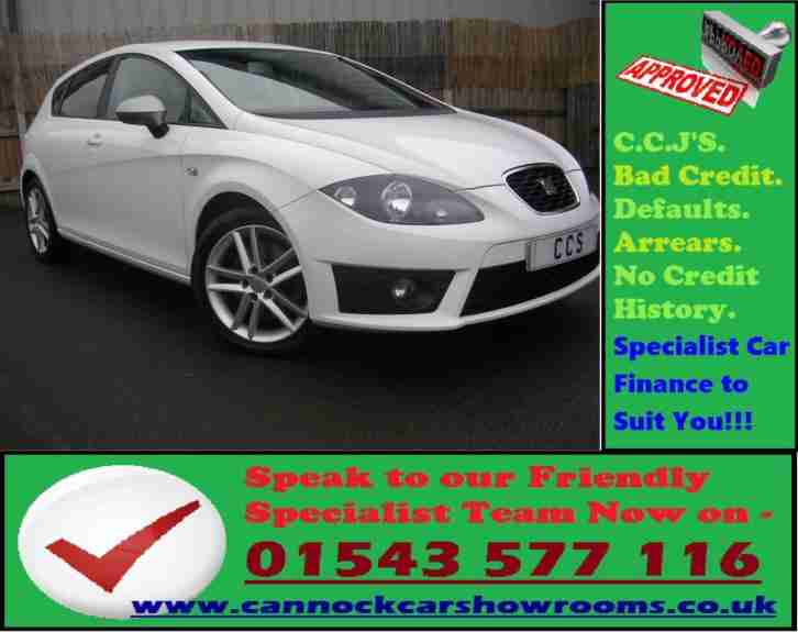 Seat Leon 2.0TDI CR 2010MY FR GUARANTEED CAR FINANCE