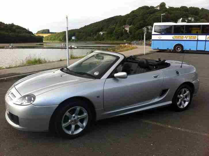 Silver MG TF 1.8 135 2005 Convertible including black HARD TOP