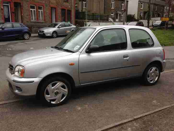Silver Nissan Micra 2001 3 Door