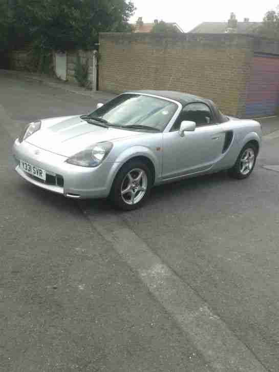 Silver MR2 Roadster