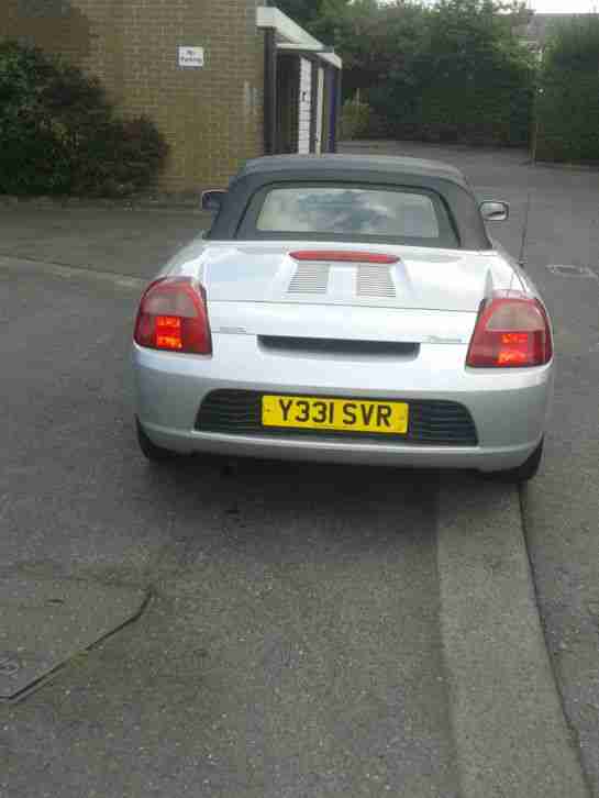 Silver Toyota MR2 Roadster