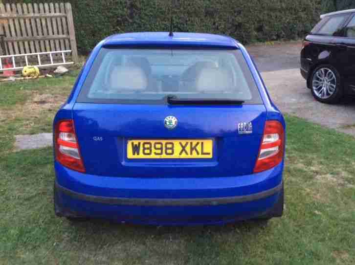 Skoda Fabia 1.4 16v Elegance 5 door manual blue