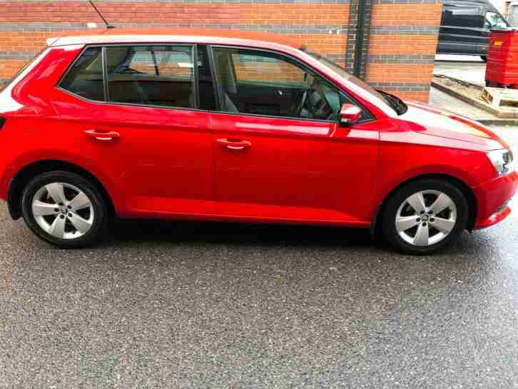 Skoda Fabia 1.4TDI ( s/s ) SE 5dr Red Zero Road Tax Part Ex Welcome