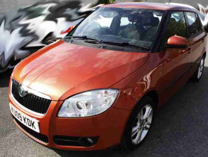 Skoda Fabia 3 Automatic,2009'09',19,000 miles,service history,Orange metallic