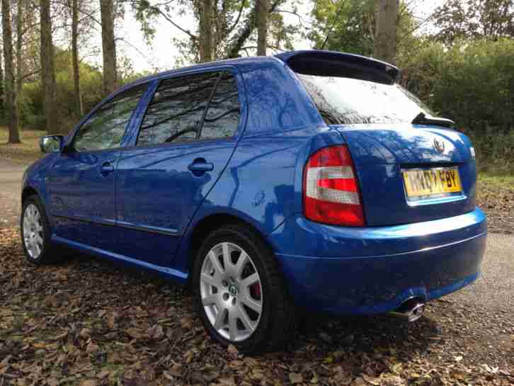 Skoda Fabia vRS SE Special Edition No:518 FSH Unmodified 54k Race Blue