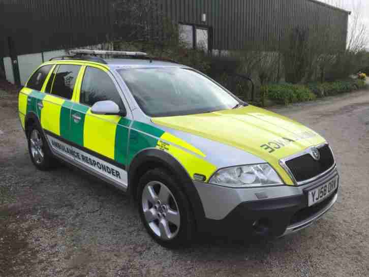 Skoda Octavia 2.0TDI PD Scout 4x4 Ambulance 2008 58 plate