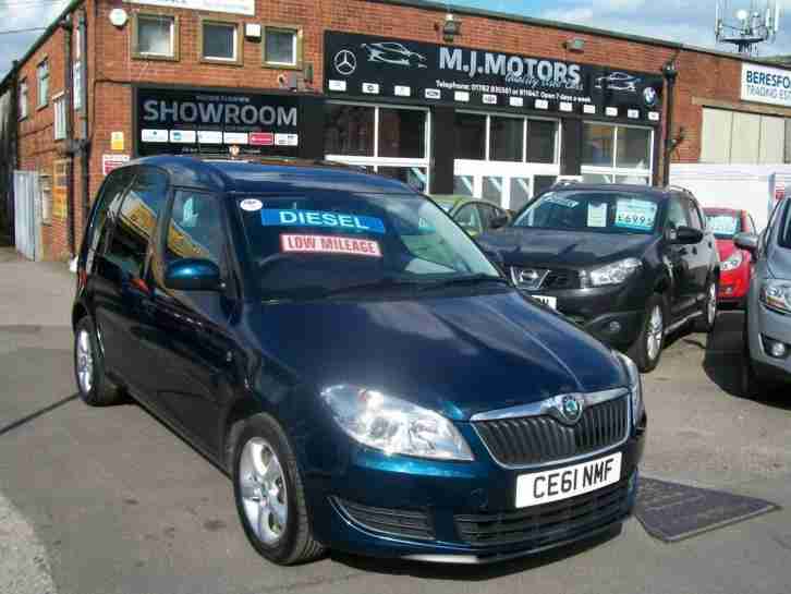 Skoda Roomster 1.6TDI CR ( 105bhp ) SE, FULL SERVICE HISTORY 7 STAMPS