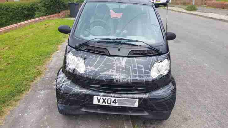 Smart Car Coupe 2004 Scratch Black