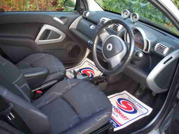 Smart Fortwo Passion 1.0 litre passion 2008 only 37000 miles, MOT Oct 2015