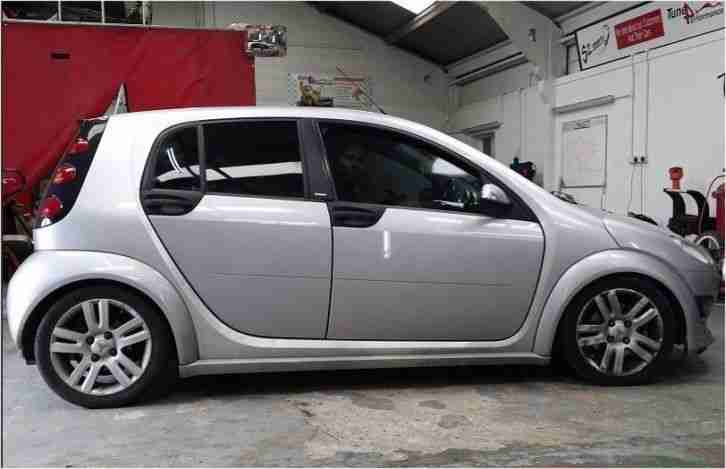 Smart brabus forfour (44 for4), 217bhp silver manual