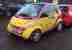 Smart car 600cc lhd spares or repair pink yellow car private reg TSS