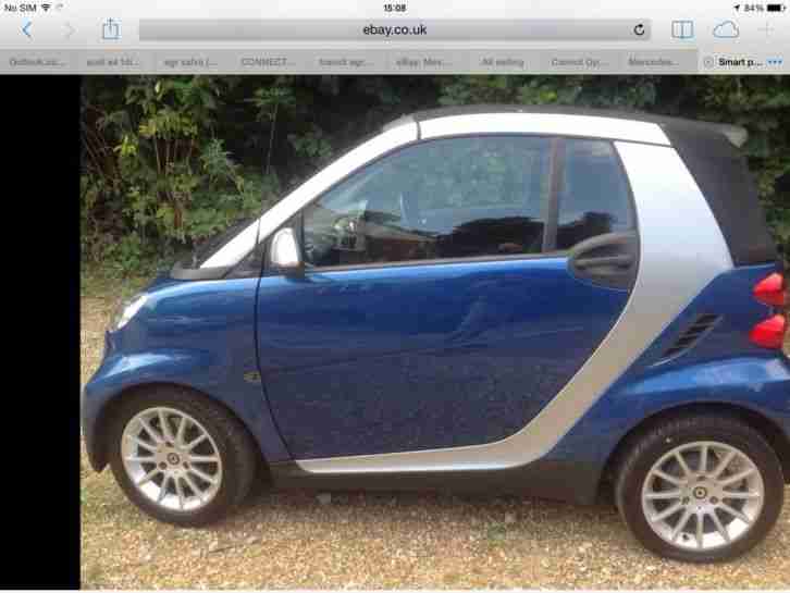 Smart car passion cabriolet 58 plate 31000
