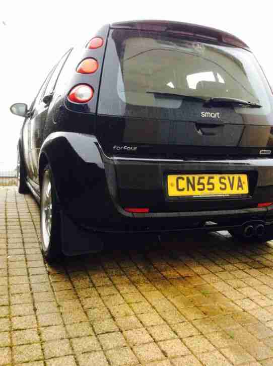 Smart forfour brabus in black