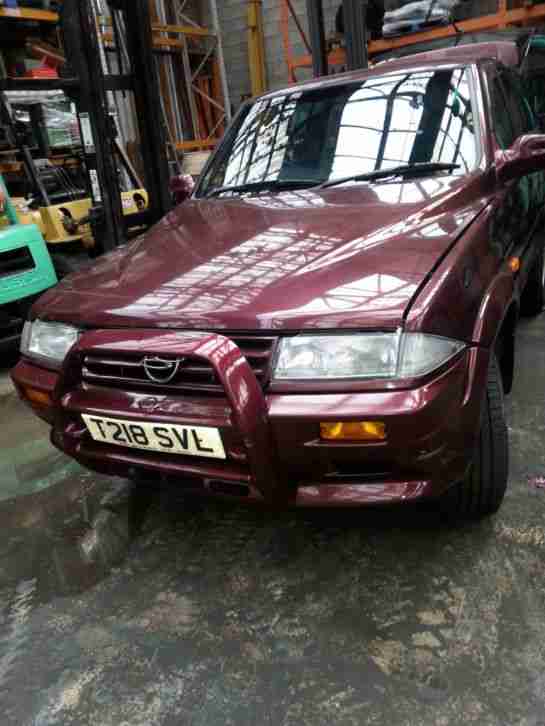 Ssangyong Musso GLS. Ssangyong car from United Kingdom
