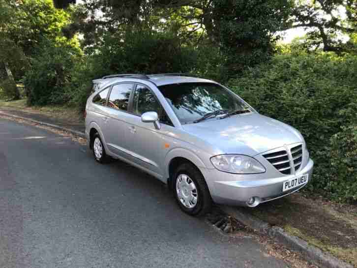 Ssangyong Rodius Silver 2008 7 seater mpv diesel people carrier 12 months mot