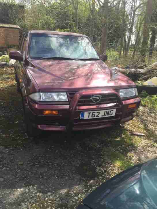 Ssangyong musso gx220 spares or repair