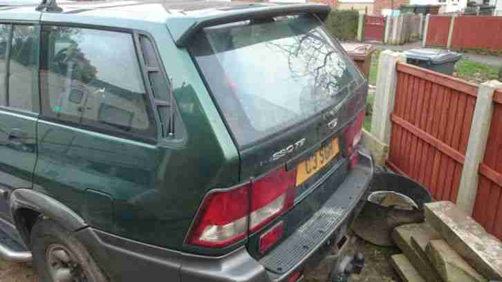 Ssanyong Musso 2001 Diesel SPARES OR REPAIR