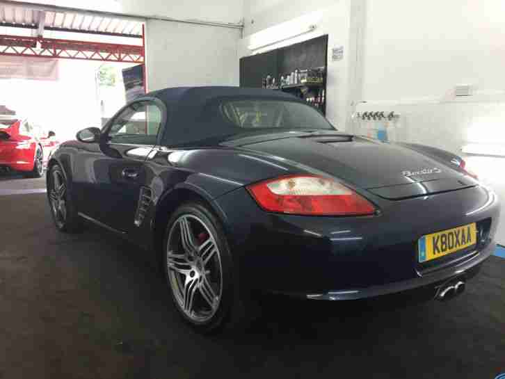 Stunning 2007 PORSCHE BOXSTER 3.4S BLUE (Full PORSCHE Service History - Manual)