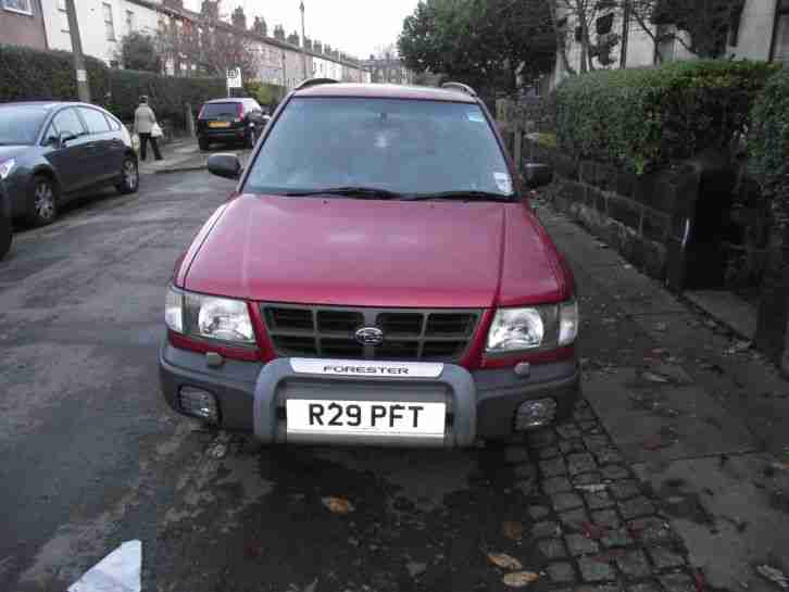 Forester 1998 manual 4 WHEEL DRIVE