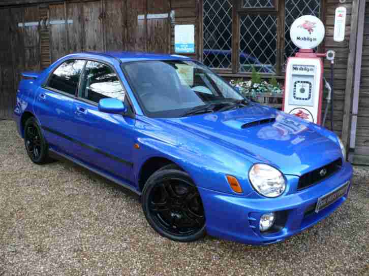 Subaru Impreza 2.0 Turbo WRX world rally blue