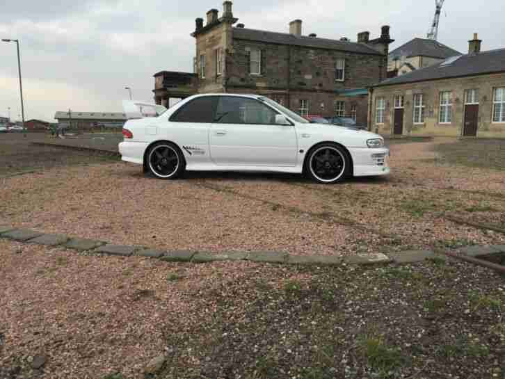 Subaru Impreza Sti Wrx 2 door Type r fast road set up.