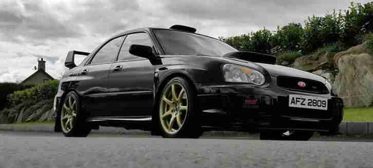 Subaru Impreza WRX STI Black Stunning 2003 model Blobeye Must Be Seen