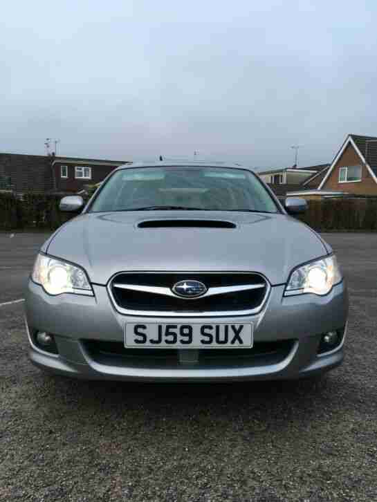 Subaru Legacy 2.0 RE Diesel Sports Tourer In Steel Silver With Black Leather