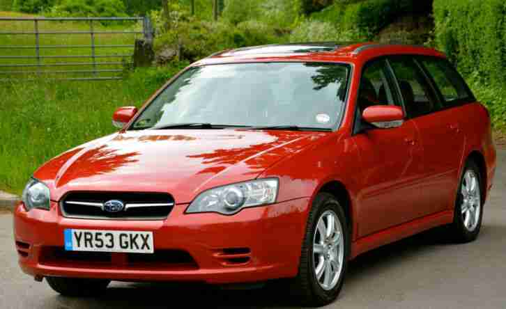 Subaru Legacy 2.0i S ESTATE 4WD 2004 MODEL GARNET RED